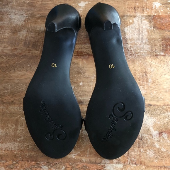 NWT Seychelles Black Ankle Strap Sandal Size 10 - Picture 5 of 6